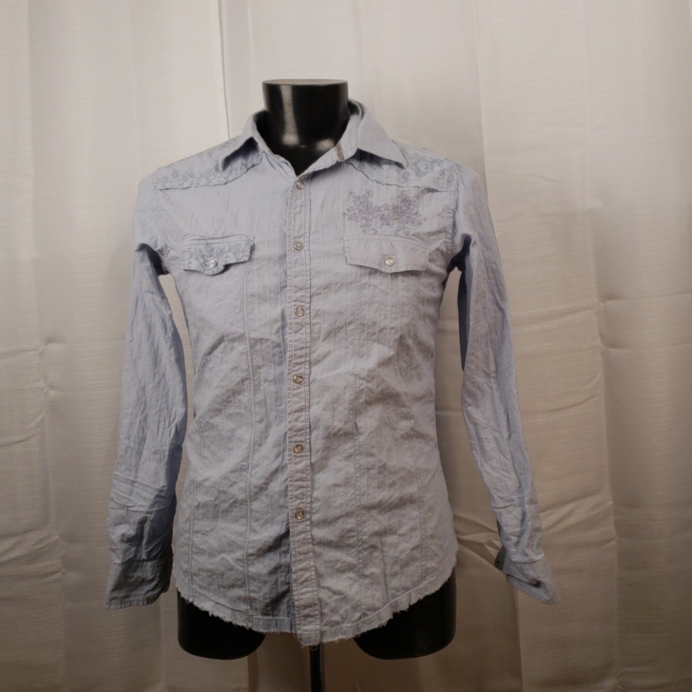 Rock 47 Mens button up shirt size Med